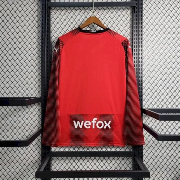 AC Milan 2023_24 Home Long Sleeves Jersey