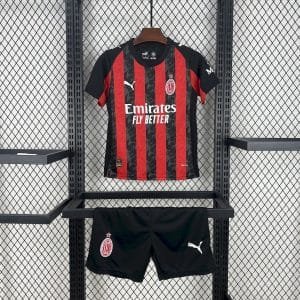 AC Milan 2025_26 Home Kids Kit