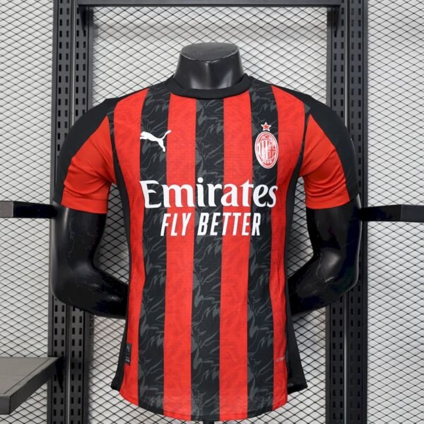 AC Milan 2025_26 Home Jersey Player Version
