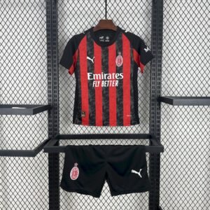 AC Milan 2025_26 Home Kids Kit