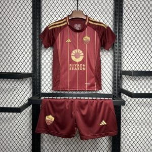 AS Roma 2024_25 Home Kids Kit