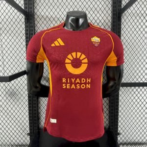 AS Roma 2025_26 Home Jersey Player Version
