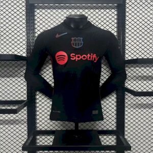Barcelona 202425 Away Long Sleeves Jersey Player Version