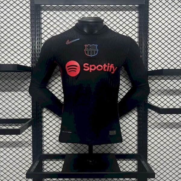Barcelona 202425 Away Long Sleeves Jersey Player Version