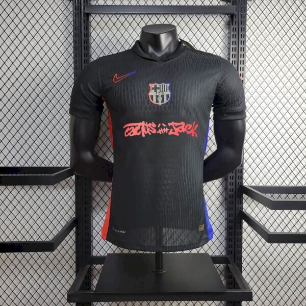 Barcelona 202425 Travis Scott Edition Away Jersey Player Version