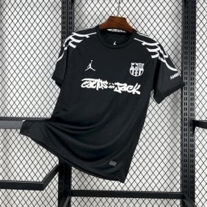 Barcelona 202425 Travis Scott Edition Black Special Edition Jersey