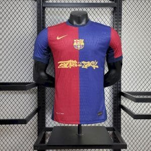 Barcelona 202425 Travis Scott Edition Home Jersey Player Version