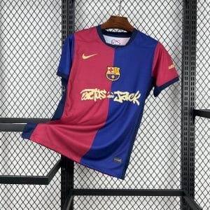 Barcelona 202425 Travis Scott Edition Home Jersey