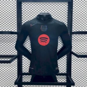 Barcelona 202425 Away Long Sleeves Jersey Player Version V2