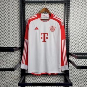 Bayern Munich 202324 Home Long Sleeve Jersey