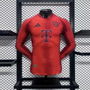 Bayern Munich 202425 Home Long Sleeves Jersey Player Version