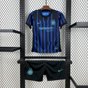 Inter Milan 2025_26 Home Kids Kit
