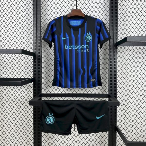 Inter Milan 2025_26 Home Kids Kit Inter Milan 2025_26 Home Kids Kit