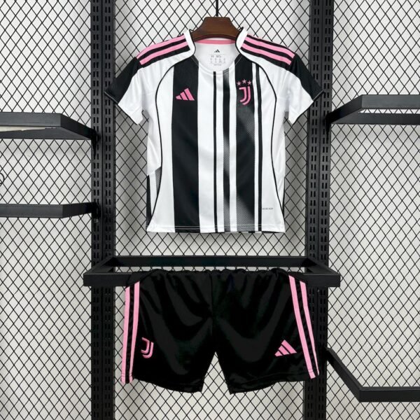 Juventus 2025_26 Home Kids Kit Juventus 2025_26 Home Kids Kit