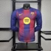 Barcelona 202526 Home Long Sleeves Jersey Player Version