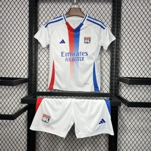 Olympique Lyonnais 2024_25 Home Kids Kit