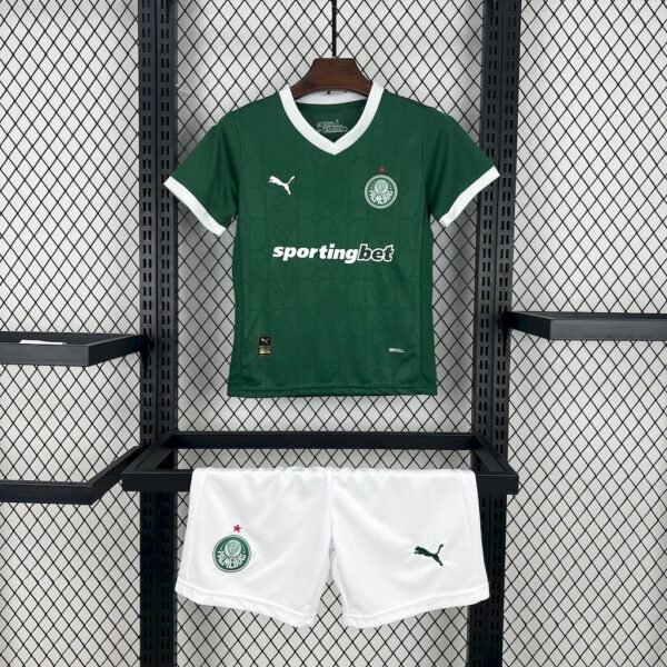 Palmeiras 2025_26 Home Kids Kit Palmeiras 2025_26 Home Kids Kit