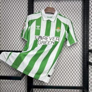 Real Betis 202425 with Sponsors Home Jersey