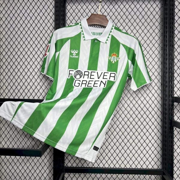 Real Betis 202425 with Sponsors Home Jersey