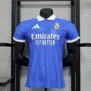 Real Madrid 202526 Blue Special Edition Jersey Player Version