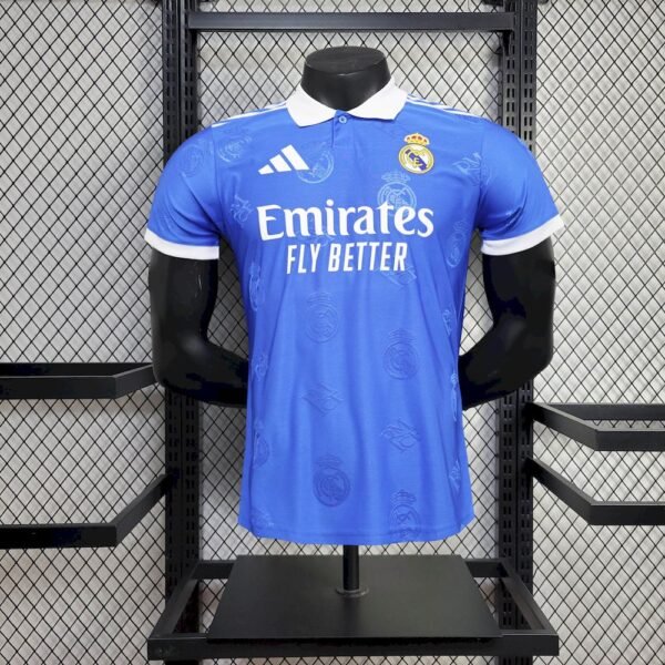 Real Madrid 202526 Blue Special Edition Jersey Player Version Real Madrid 202526 Blue Special Edition Jersey Player Version