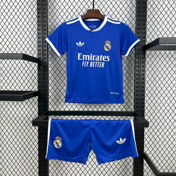 Real Madrid 2025_26 Third Kids Kit