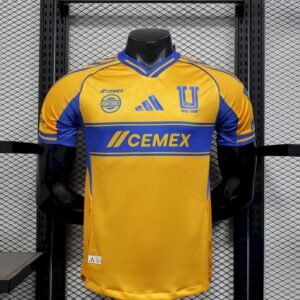 Tigres 2025_26 Home Jersey Player Version