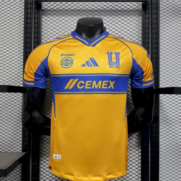 Tigres 2025_26 Home Jersey Player Version Tigres 2025_26 Home Jersey Player Version
