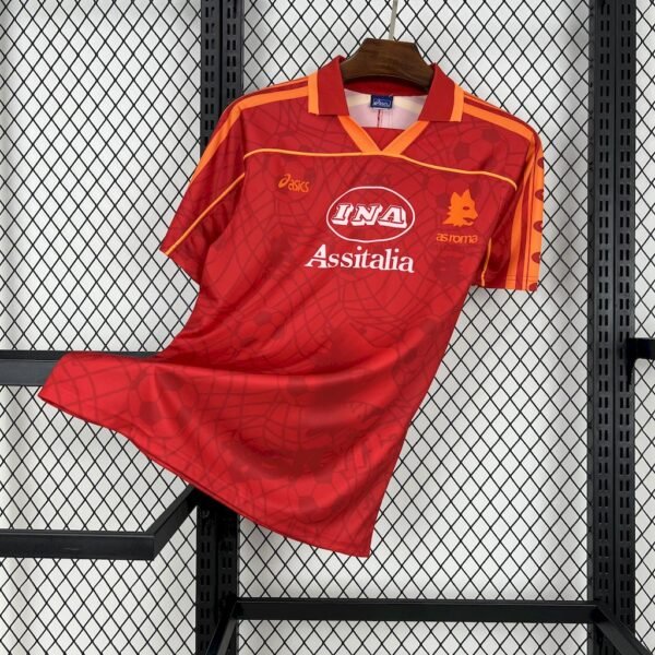 AS Roma 1995:96 Home Retro Jersey AS Roma 1995/96 Home Retro Jersey
