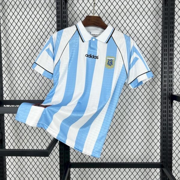 Argentina 1996 Home Retro Jersey Argentina 1996 Home Retro Jersey