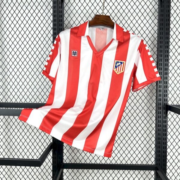 Atletico Madrid 1982:83 Home Retro Jersey Atletico Madrid 1982/83 Home Retro Jersey