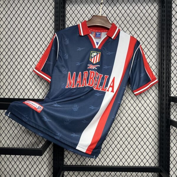 Atletico Madrid 1998:99 Away Retro Jersey Atletico Madrid 1998/99 Away Retro Jersey