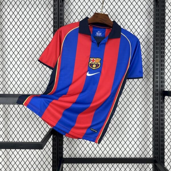 Barcelona 2001:02 Home Retro Jersey Barcelona 2001/02 Home Retro Jersey