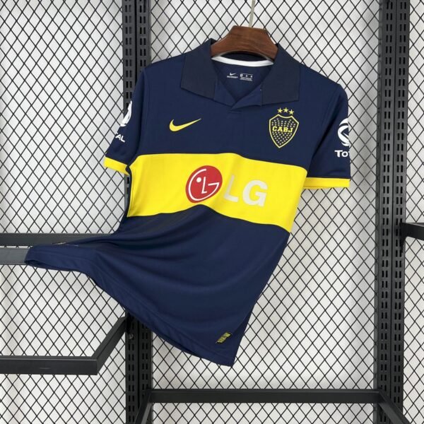 Boca Juniors 2009:10 Home Retro Jersey Boca Juniors 2009/10 Cup Retro Jersey