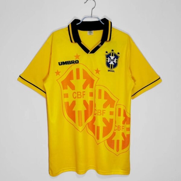 Brasil 1994 World Cup Home Retro Jersey Brasil 1994 World Cup Home Retro Jersey