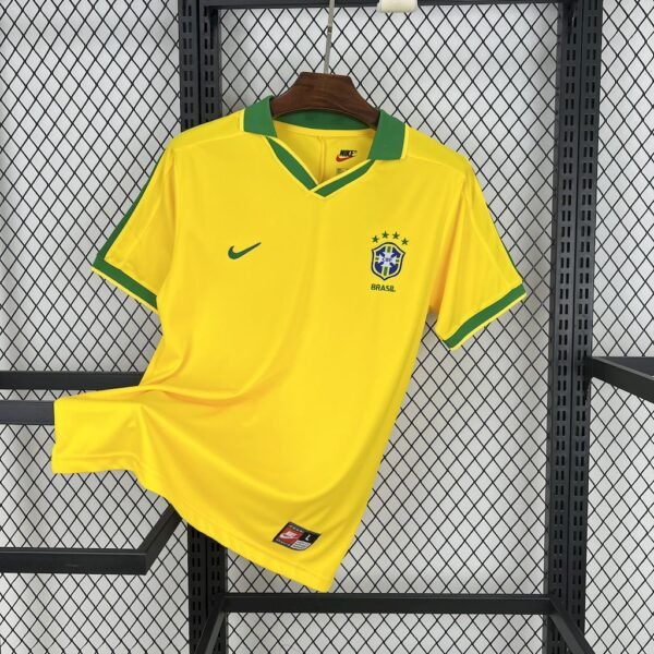 Brasil 1997 Home Retro Jersey
