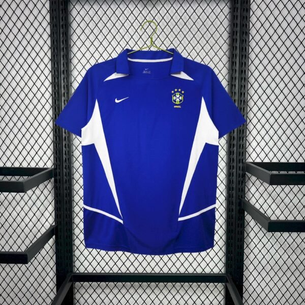 Brasil 2002 Away Retro Jersey World Cup
