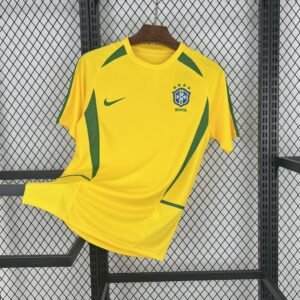 Brasil 2002 Home Retro Jersey World Cup