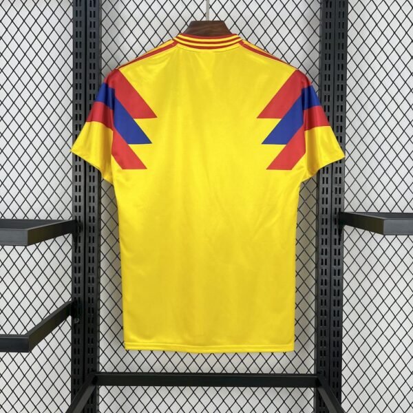 Colombia 1990 Home Retro Jersey B Colombia 1990 Home Retro Jersey