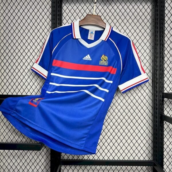 France 1998 World Cup Home Retro Jersey France 1998 World Cup Home Retro Jersey
