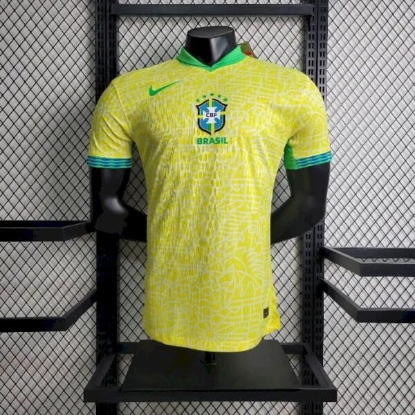 Men’s Brazil 2024/25 Home Jersey Player Version