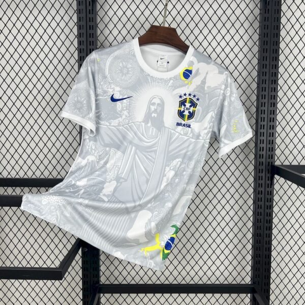 Men’s Brazil 2024:25 Special Edition White Jersey Men’s Brazil 2024/25 Special Edition White Jersey