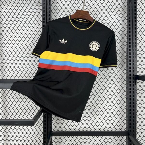 Men’s Colombia 2024/25 100th Black Anniversary Jersey