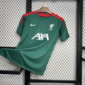 Men’s Liverpool 2024/25 Pre-match training dark green Jersey