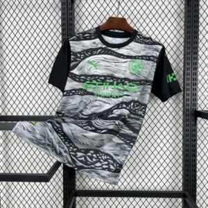 Men’s Manchester City 2025/26 Black and gray concept version Jersey