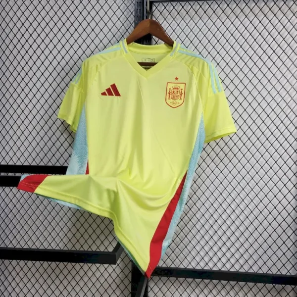 Men’s Spain 2024:25 Euro Away Jersey Men’s Spain 2024/25 Euro Away Jersey