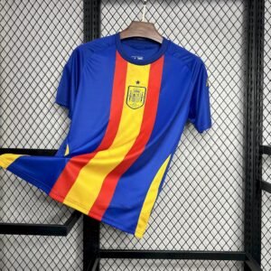 Men’s Spain 2024/25 Euro Pre-match training uniform Jersey