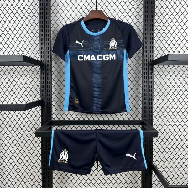 Olympique Marseille 2025_26 Away Kids Kit