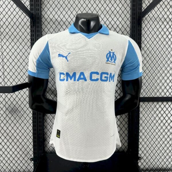 Olympique Marseille 2025_26 Home Jersey Player Version