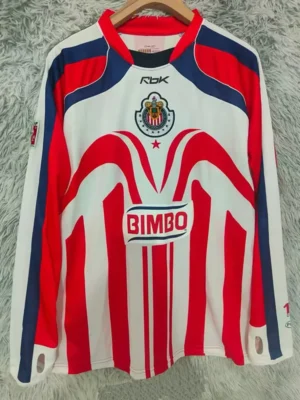 Retro Chivas 2006/07 Home Long Sleeves Jersey
